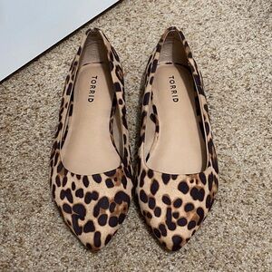 Torrid leopard print flats
